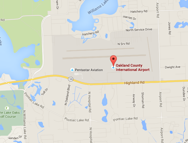 oakland county airport pontiac mi
